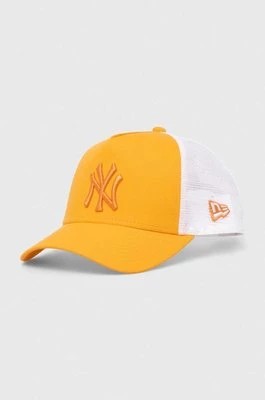 Zdjęcie produktu New Era czapka z daszkiem kolor pomarańczowy z aplikacją NEW YORK YANKEES