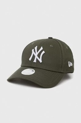 Zdjęcie produktu New Era czapka z daszkiem kolor zielony z aplikacją NEW YORK YANKEES