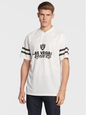 Zdjęcie produktu New Era T-Shirt Las Vegas Raiders NFL Script 60284671 Biały Relaxed Fit
