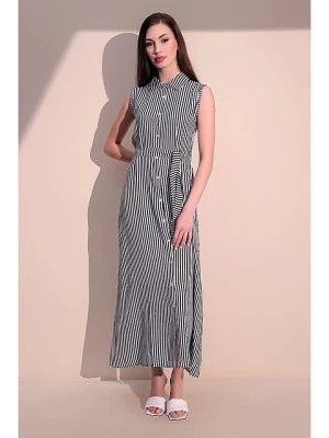 Zdjęcie produktu New Laviva Sukienka w kolorze granatowo-białym rozmiar: 42