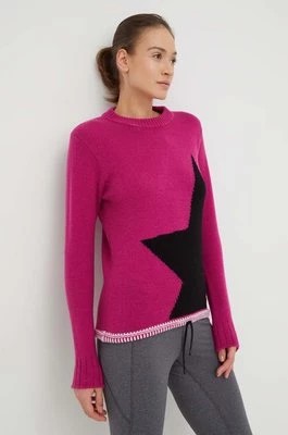 Zdjęcie produktu Newland sweter wełniany damski kolor różowy