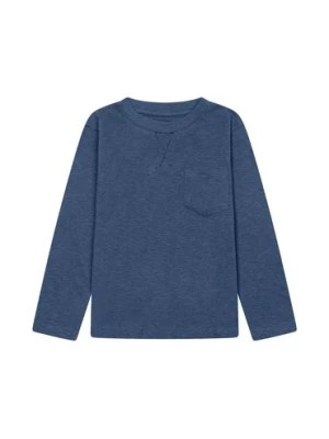 Zdjęcie produktu Niebieska bluzka niemowlęca bawełniana z długim rękawem Minoti