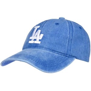 Zdjęcie produktu Niebieska czapka z daszkiem baseballówka LA niebieski Merg