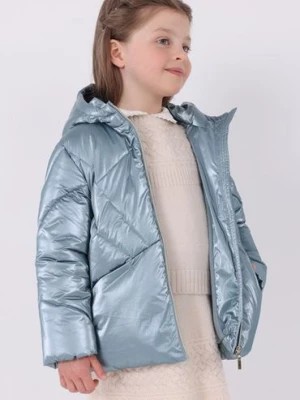 Zdjęcie produktu Niebieska pikowana kurtka dziewczęca zimowa Mayoral