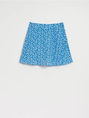 Zdjęcie produktu Niebieska spódnica mini w kwiaty House