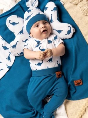 Zdjęcie produktu Niebieski półśpioch bawełniany dla niemowlaka Nicol