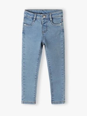 Zdjęcie produktu Niebieskie jeansowe spodnie dla dziewczynki 5.10.15.