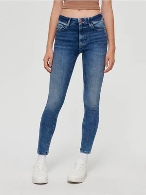 Zdjęcie produktu Niebieskie jeansy skinny fit mid waist z efektem push up House