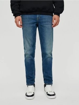 Zdjęcie produktu Niebieskie jeansy slim fit z efektem sprania House