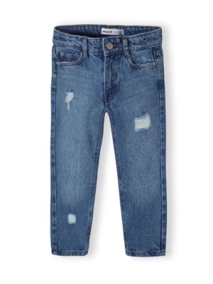 Zdjęcie produktu Niebieskie spodnie jeansowe dla chłopca - Minoti