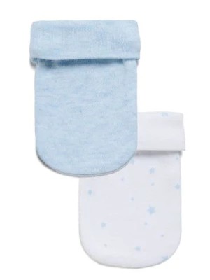 Zdjęcie produktu Niedrapki bawełniane niemowlęce 2-pak gwiazdki Minoti