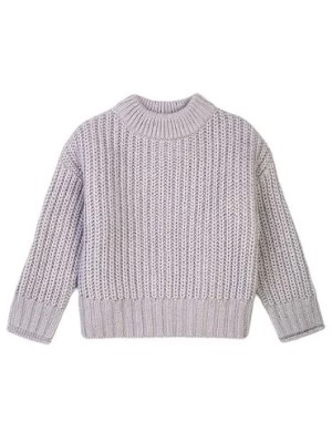 Zdjęcie produktu Niemowlęcy sweter nierozpinany z półgolfem - szary Minoti
