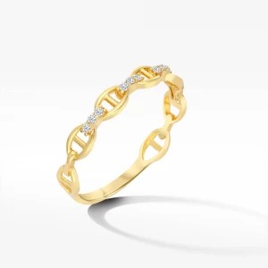 Zdjęcie produktu Niepowtarzalny złoty pierścionek