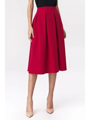 Zdjęcie produktu Nife Spódnica w kolorze czerwonym rozmiar: 40