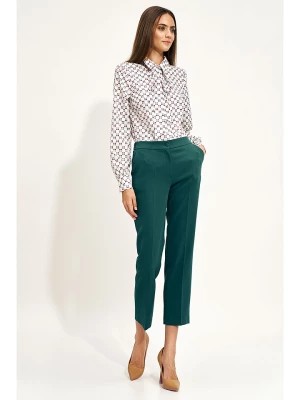 Zdjęcie produktu Nife Spodnie w kolorze ciemnozielonym rozmiar: 36