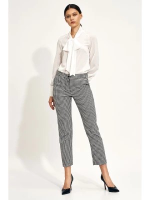 Zdjęcie produktu Nife Spodnie w kolorze czarno-białym rozmiar: 42