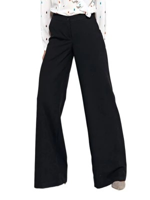 Zdjęcie produktu Nife Spodnie w kolorze czarnym rozmiar: 38