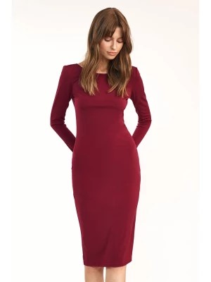 Zdjęcie produktu Nife Sukienka w kolorze bordowym rozmiar: 36