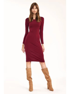 Zdjęcie produktu Nife Sukienka w kolorze bordowym rozmiar: 40