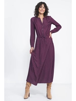 Zdjęcie produktu Nife Sukienka w kolorze fioletowym rozmiar: 42
