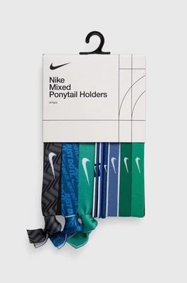 Zdjęcie produktu Nike gumki do włosów 9-pack kolor zielony