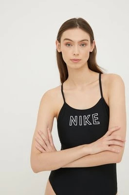 Zdjęcie produktu Nike jednoczęściowy strój kąpielowy Cutout kolor czarny miękka miseczka