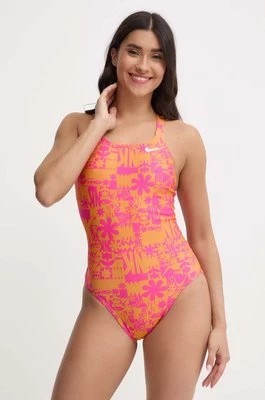 Zdjęcie produktu Nike jednoczęściowy strój kąpielowy Hydrastrong Multi Print kolor pomarańczowy miękka miseczka