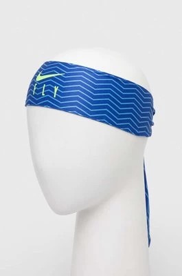 Zdjęcie produktu Nike opaska na głowę kolor niebieski