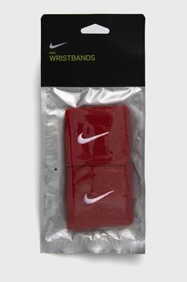 Zdjęcie produktu Nike Opaska na nadgarstek (2-pack) kolor czerwony