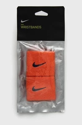 Zdjęcie produktu Nike Opaska na nadgarstek (2-pack) kolor pomarańczowy