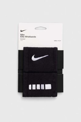 Zdjęcie produktu Nike opaski na nadgarstek 2-pack kolor czarny