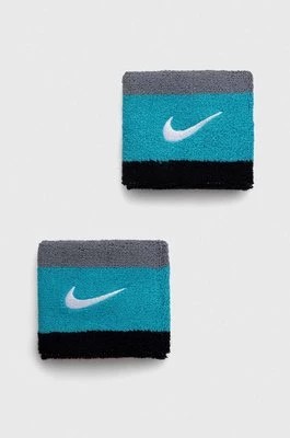 Zdjęcie produktu Nike opaski na nadgarstek 2-pack kolor niebieski