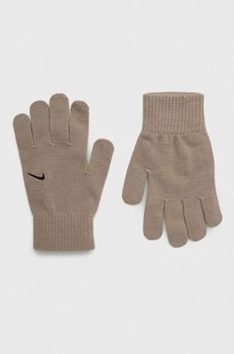 Zdjęcie produktu Nike rękawiczki Knit Swoosh kolor beżowy