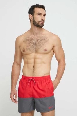 Zdjęcie produktu Nike szorty kąpielowe Split kolor czerwony