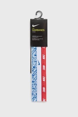 Zdjęcie produktu Nike Zestaw opasek sportowych (3-pack) kolor biały