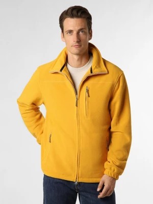 Zdjęcie produktu Nils Sundström Męska kurtka polarowa Mężczyźni Sztuczne włókno żółty jednolity,
