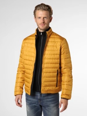 Zdjęcie produktu Nils Sundström Męska kurtka puchowa Mężczyźni Puch żółty jednolity,