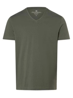 Zdjęcie produktu Nils Sundström T-shirt męski Mężczyźni Dżersej zielony jednolity,