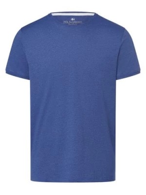 Zdjęcie produktu Nils Sundström T-shirt męski Mężczyźni niebieski marmurkowy,