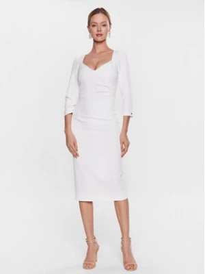 Zdjęcie produktu Nissa Sukienka codzienna RZ13994 Biały Slim Fit