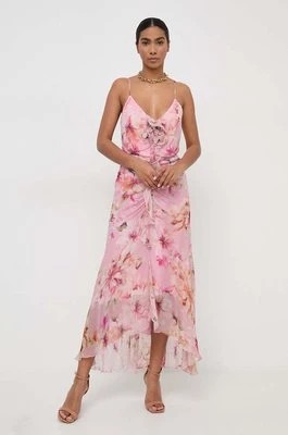 Zdjęcie produktu Nissa sukienka kolor różowy maxi rozkloszowana RC14708