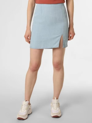 Zdjęcie produktu Noisy May Spódnica damska Kobiety Sztuczne włókno niebieski jednolity,