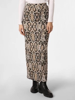 Zdjęcie produktu Noisy May Spódnica damska - NMPasa Kobiety Bawełna beżowy|wielokolorowy wzorzysty,