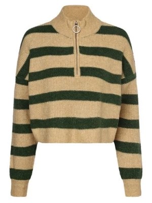 Zdjęcie produktu Noisy May Sweter damski Kobiety beżowy|brązowy|zielony w paski,