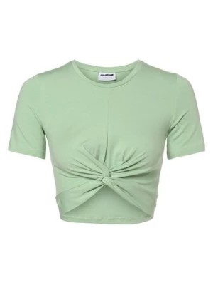 Zdjęcie produktu Noisy May T-shirt damski Kobiety Bawełna zielony jednolity,