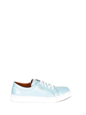 Zdjęcie produktu Noosy Skórzane sneakersy w kolorze błękitnym rozmiar: 35