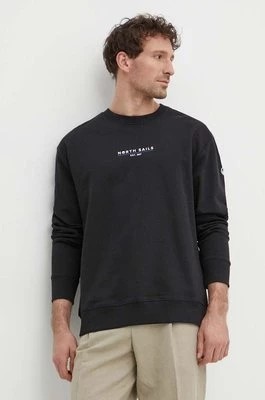 Zdjęcie produktu North Sails bluza bawełniana męska kolor czarny z nadrukiem 691226