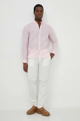 Zdjęcie produktu North Sails spodnie męskie kolor biały dopasowane 673071