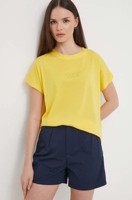 Zdjęcie produktu North Sails t-shirt bawełniany damski kolor żółty 093372