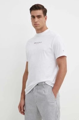 Zdjęcie produktu North Sails t-shirt bawełniany męski kolor biały z nadrukiem 692974